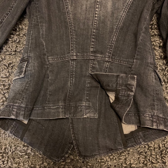 Faded Denim Blazer - Picture 2 of 6